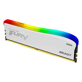 Memoria Ddr4 Kingston Furybeast White Rgb 16gb 3200mhz(Kf432c16bwa/16)